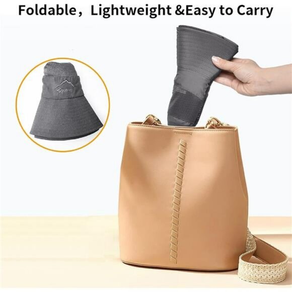 UPF 50 Sun Hat Wide Brim Fishing Hat Men Women Outdoor Summer UV Protection - Picture 4 of 7